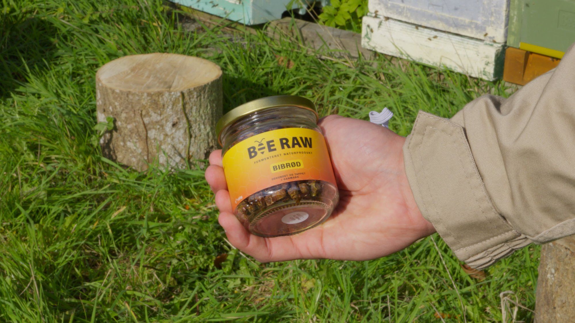 Fermenteret Bibrød 100 g ved bistaderne